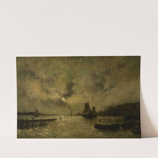 Seascape by Egide François Leemans