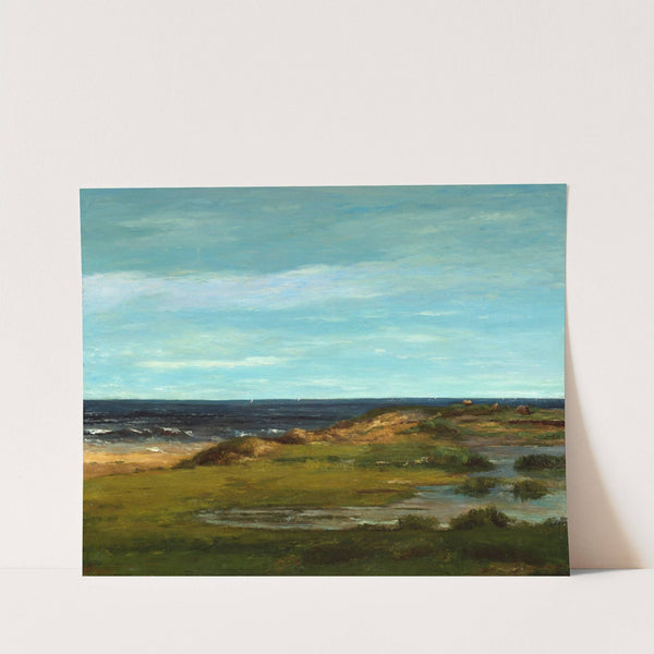 Seascape by Gustave Courbet