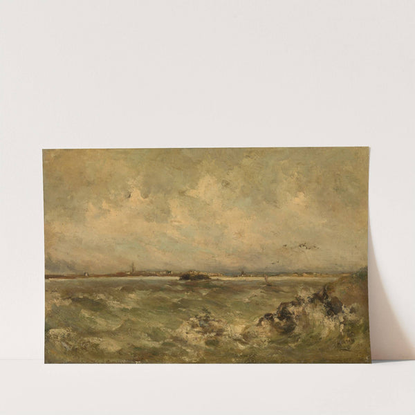 Seascape (1878) by Louis Artan
