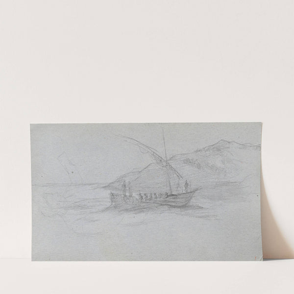 Seascape and Figure (1860s) by Ernest Meissonier