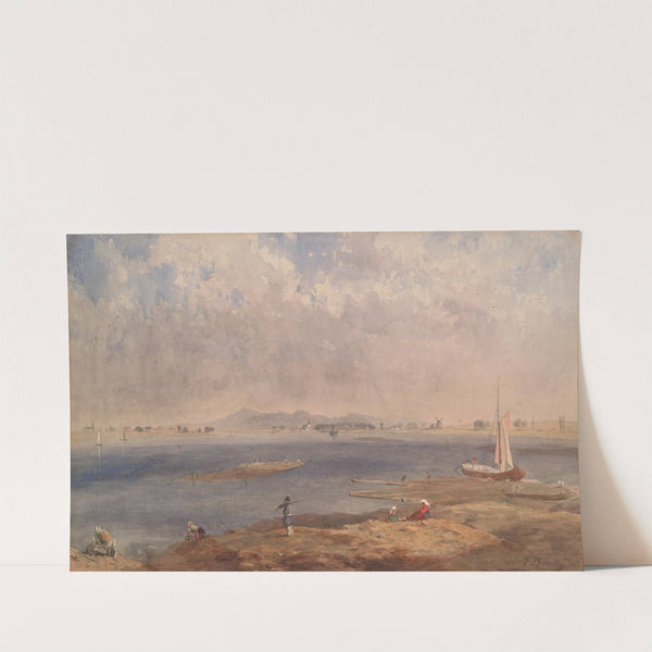 Seascape in Brittany (1855) by Eugène Boudin