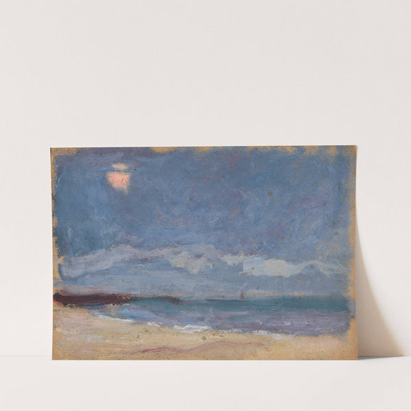 Seascape (the sun behind a cloud) by Tadeusz Makowski