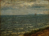 Seascape with impending rain. Lillebælt