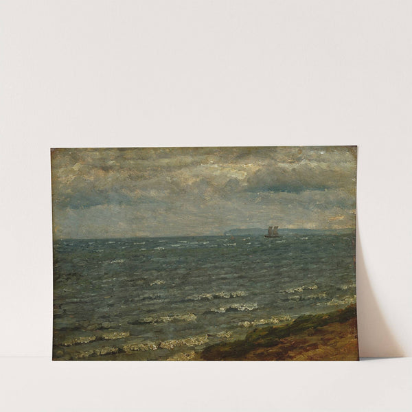 Seascape with impending rain. Lillebælt by Dankvart Dreyer