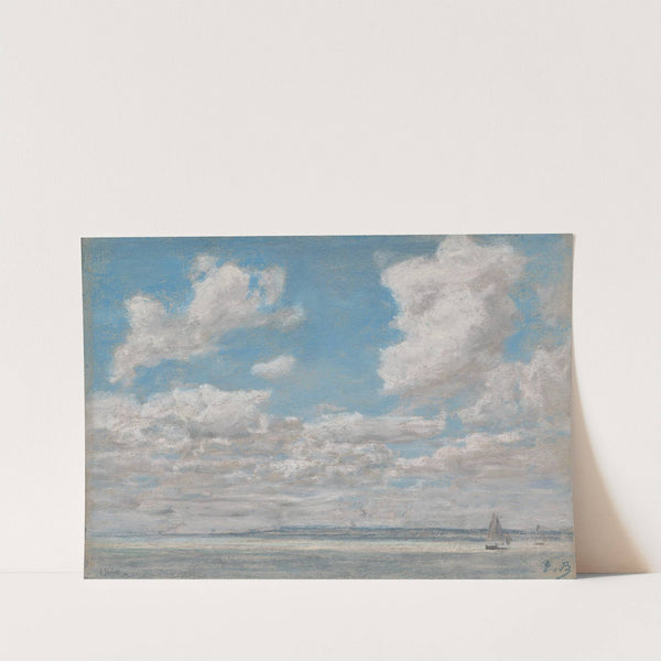 Seascape with Open Sky (1860) by Eugène Boudin
