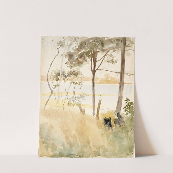 Seashore at Haikko in Autumn by Albert Edelfelt