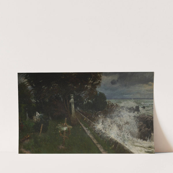 Seaside Cemetery (Seefriedhof) (1897) by Adolf Hirémy-Hirschl