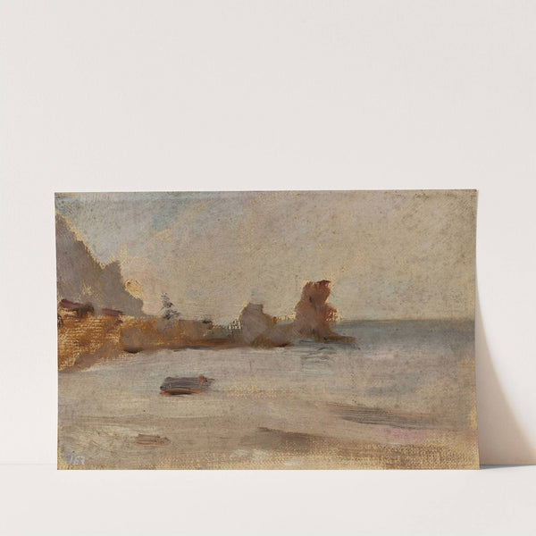 Seaside in Gurzuf. From the journey to Crimea by Jan Ciągliński