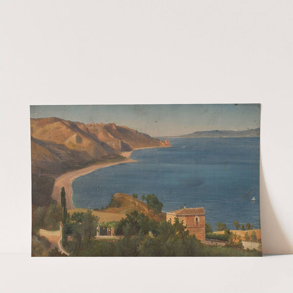 Seaside landscape (1846 - 1848) by Chrystian Breslauer