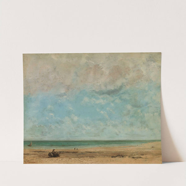 Seaside landscape (1863) by Gustave Courbet