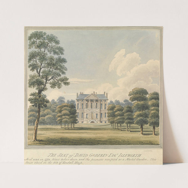 Seat of David Godfrey, Isleworth, Middlesex by Charles Tomkins