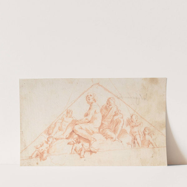 Seated Apostles and Putti (1637–38) by Giovanni Lanfranco