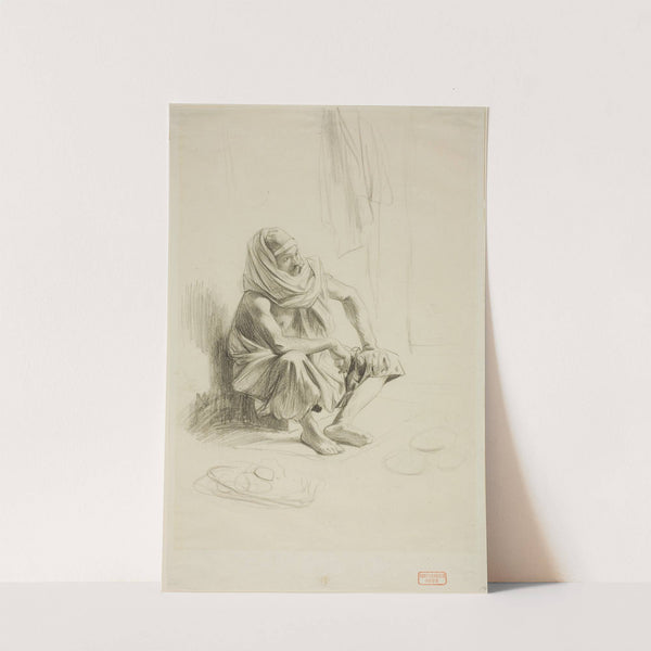 Seated Arab by Charles Beale
