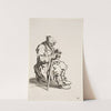 Seated Beggar Eating (1622) by Jacques Callot