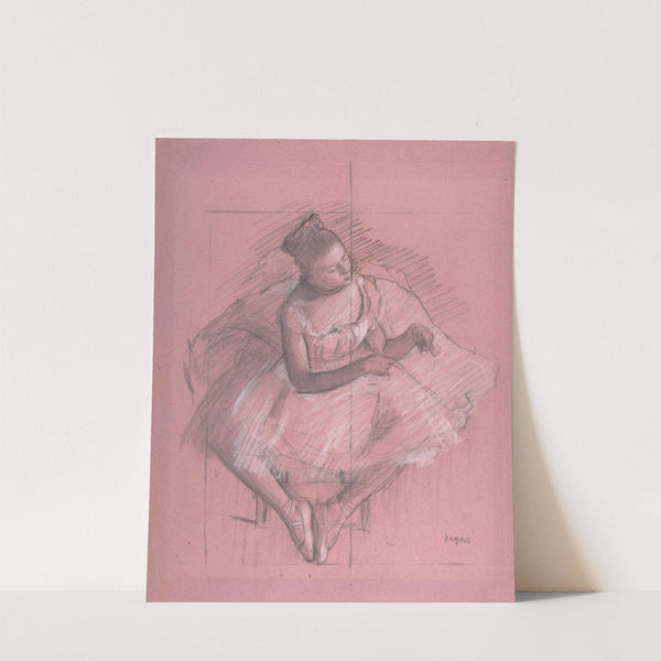 Seated Dancer (1873–74) by Edgar Degas