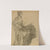 Seated Draped Female Figure, Profile by Louise Cox
