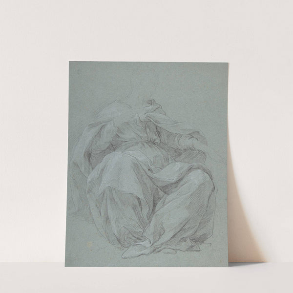 Seated Draped Figure (early 18th century) by François Lemoyne