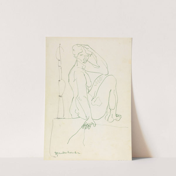 Seated Female Figure by Henri Gaudier-Brzeska