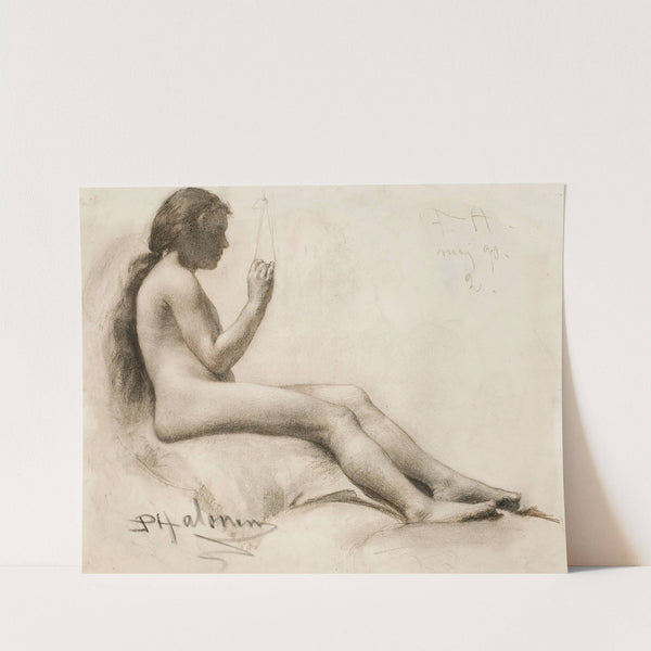 Seated Female Model by Pekka Halonen