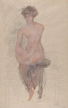 Seated female nude (1900–1910)