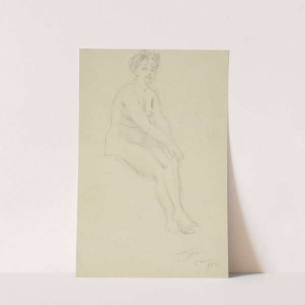 Seated Female Nude (1904) by Anders Zorn