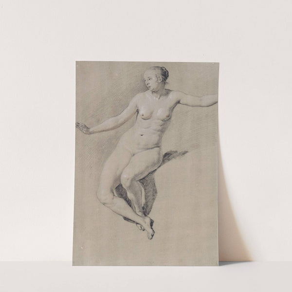 Seated female nude (1660 - 1670) by Adriaen van de Velde