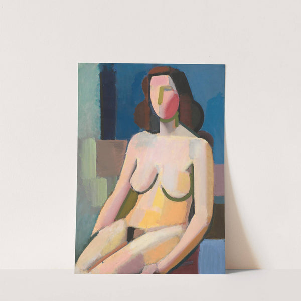 Seated Female Nude by Vilhelm Lundstrøm