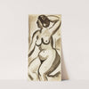 Seated Female Nude by Carl Newman