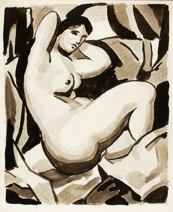 Seated Female Nude