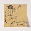 Seated Female Nude by Suzanne Valadon