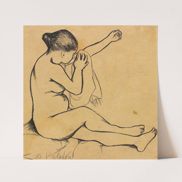 Seated Female Nude by Suzanne Valadon