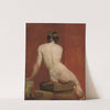 Seated female nude by William Etty