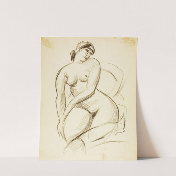Seated Female Nude (1991) by Carl Newman