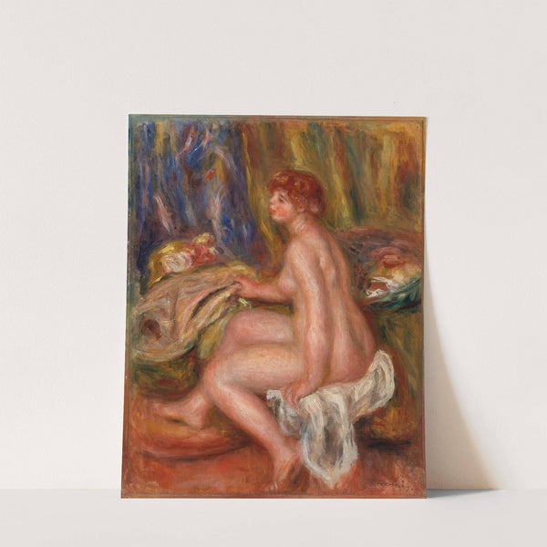 Seated Female Nude, Profile View (Femme nue assise, vue de profil) by Pierre-Auguste Renoir