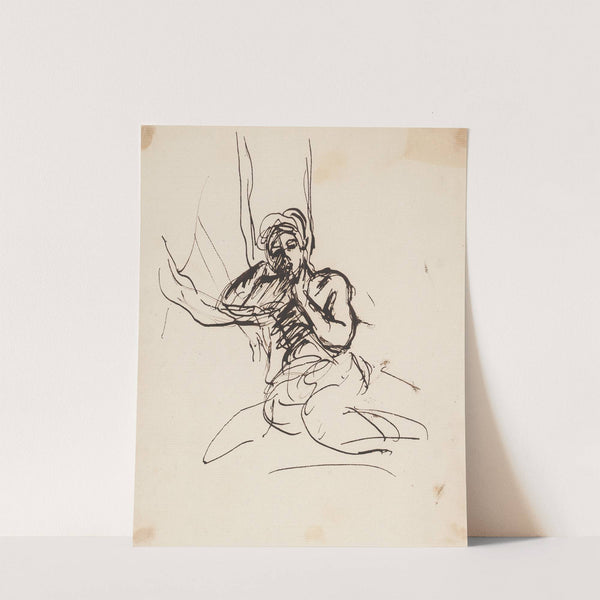 Seated Figure by Sir Joshua Reynolds