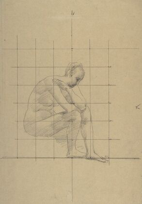 Seated Figure; Study for ‘A Vision of Antiquity’