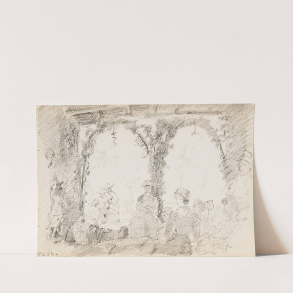 Seated Figures and Musicians by Howard Russell Butler