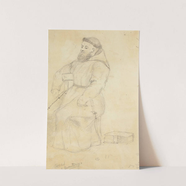 Seated Friar by Sir Edwin Henry Landseer