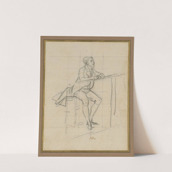 Seated Gentleman by Jacques Louis David