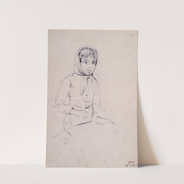 Seated Girl by Santiago Rusiñol