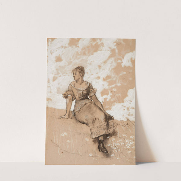 Seated Girl by Winslow Homer