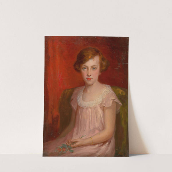 Seated Girl (1900–1920) by Ľudovít Pitthordt