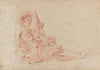 Seated Guitarist (recto)