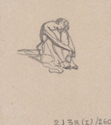 Seated Huddled Figure