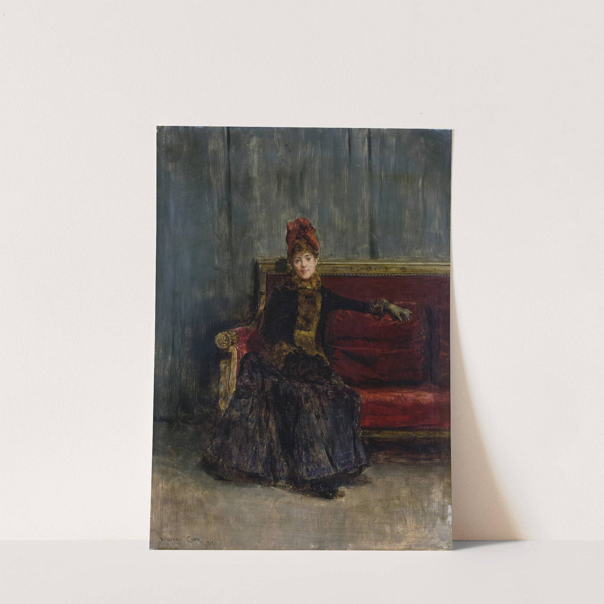 Seated Lady by Walter Gay