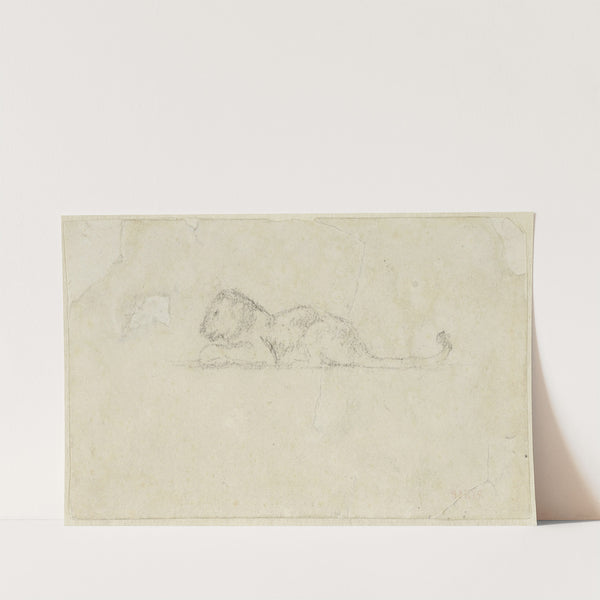 Seated Lioness by Antoine-Louis Barye