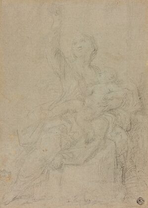 Seated Madonna and Child
