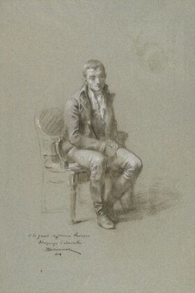 Seated Male Figure