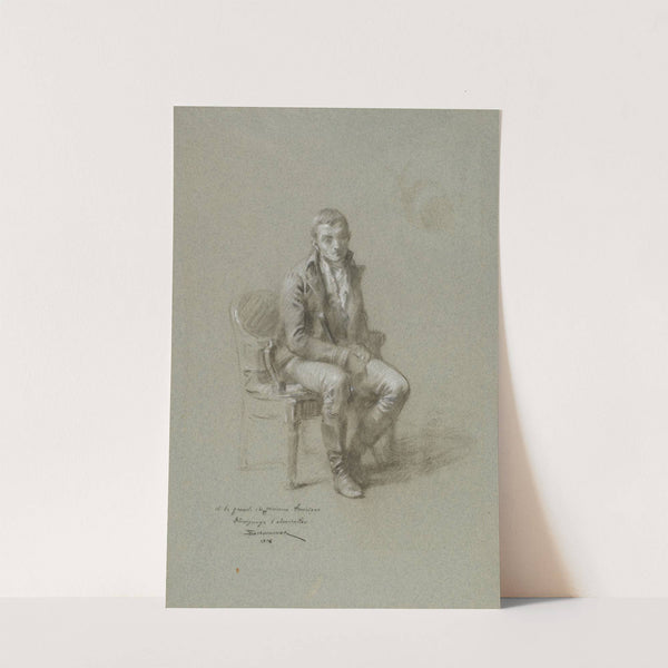 Seated Male Figure by François Schommer