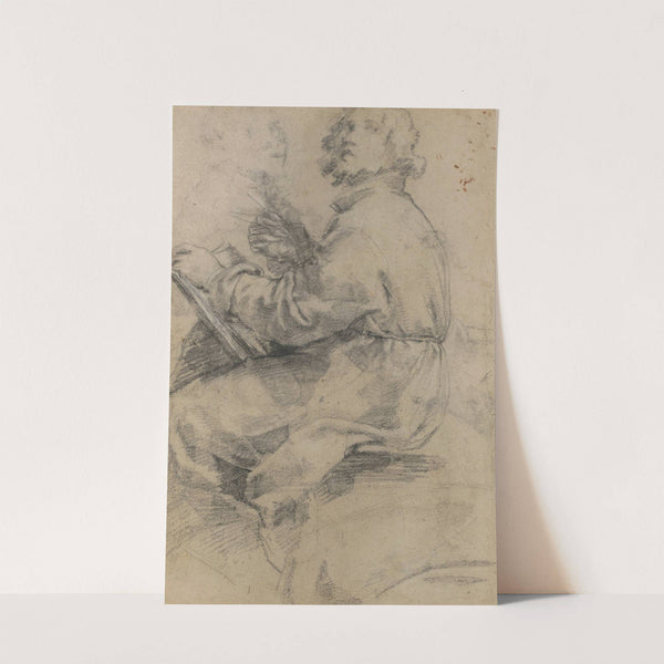 Seated Male Figure with the Head of an Onlooker by Bernardino Poccetti